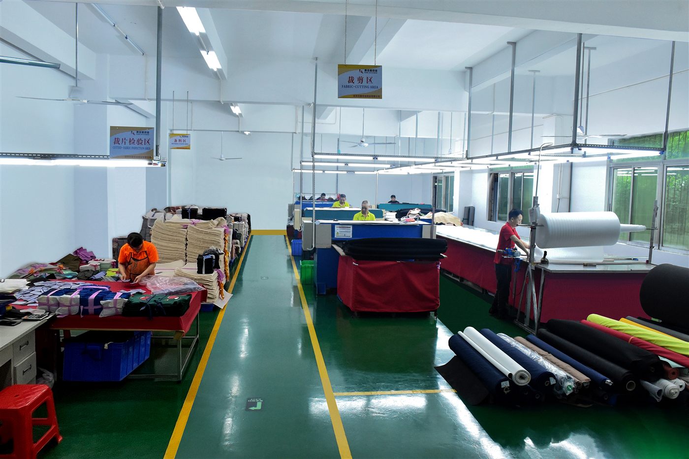 Material cutting area