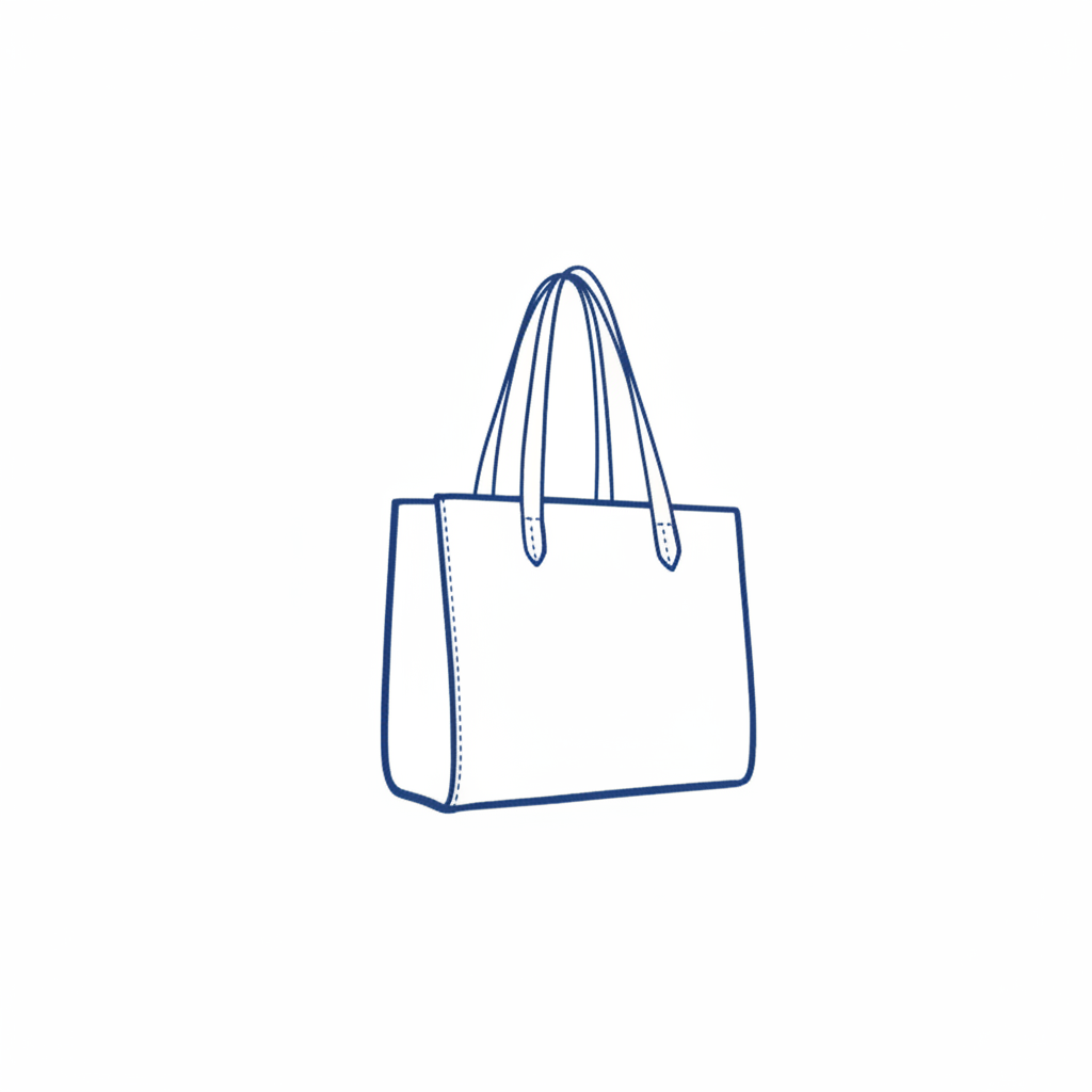 Tote bag bag silhouette